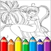 Anime Princess Coloring Pages