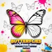 Butterflies Coloring Book For Kids