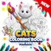 Cats Coloring Book For Kids
