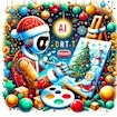 Christmas Ai Art Draw Paint