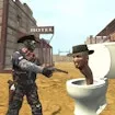 Cowboy Vs Skibidi Toilets
