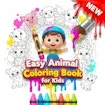 Easy Animal Coloring Book For Kids
