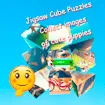 Jigsaw Cube Puzzles Collect Pictures With Cute Puppies