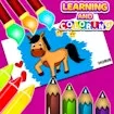 Learning And Coloring For Kids