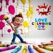 Love Coloring Book For Kids