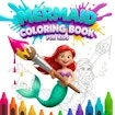 Mermaid Coloring Book For Kids