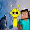 Only Up At Minecraft & Sprunki