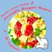 Round Jigsaw Puzzle 2 - Assemble Bouquet Flowers