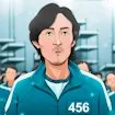 Squid Game Player 456 Sliding